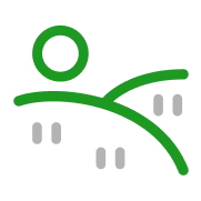 Agricultural land management icon