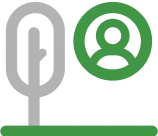 Improved forest management icon