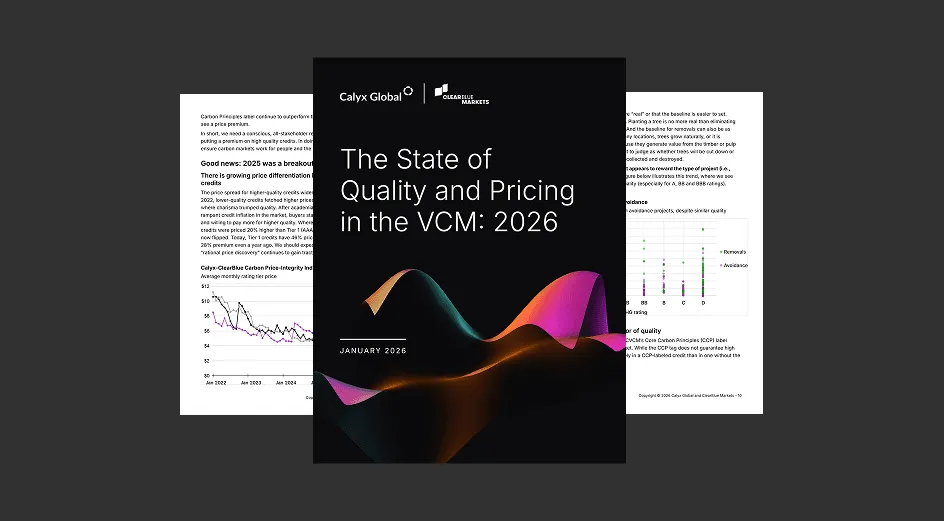 State of the Voluntary Carbon Market, 2026